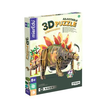 Puzzle Eco 3D - Stégosaure (Deluxe) 2