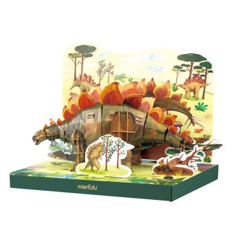 Puzzle Eco 3D - Stégosaure (Deluxe) 3