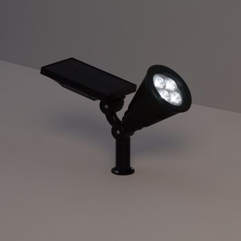 Ledkia Spot LED Extérieur Solaire avec Pique Meillion Blanc Neutre 3800K - 4200K 3