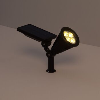 Ledkia Spot Solaire Extérieur LED avec Piquet Meillion Blanc Chaud 2800K - 3200K 2