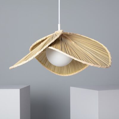 Ledkia Pendant Lamp Natural Fibers Majilily Natural