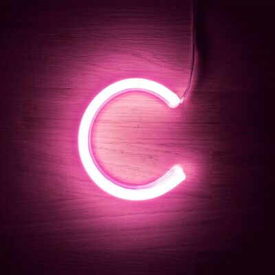 Ledkia Buchstaben Neon LED Pink C Pink