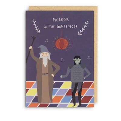 MORDOR ON THE DANCEFLOOR Birthday Card