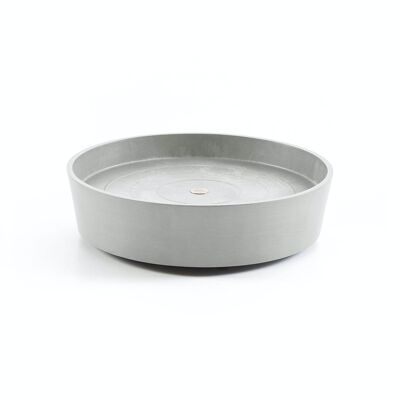 Soucoupe Ronde Blanche Ø36,5 | ECOPOTS (Roulettes incluses)