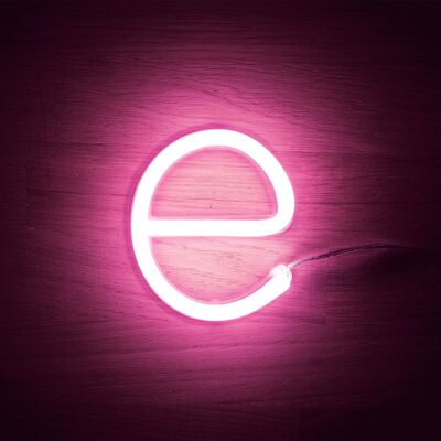 Ledkia Buchstaben Neon LED Pink E Pink
