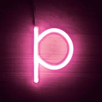 Ledkia Lettere Neon LED Rosa P Rosa