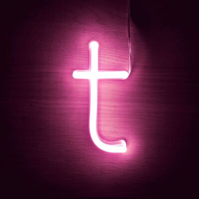 Ledkia Lettere Neon LED Rosa T Rosa