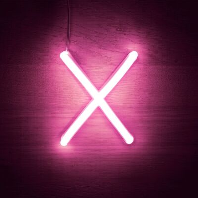 Ledkia Lettere Neon LED Rosa X Rosa