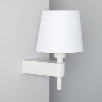 Applique Ledkia en métal blanc Chini 1