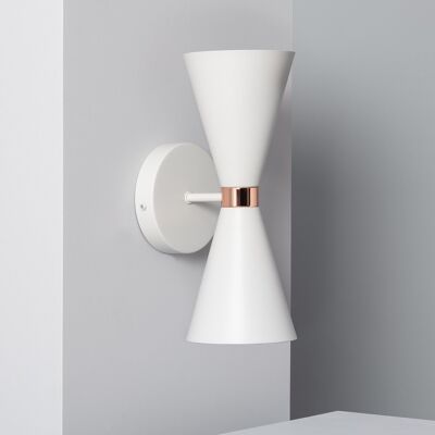 Ledkia White Kusini Metal Wall Lamp