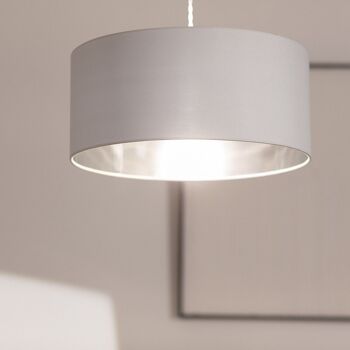 Suspension textile Ledkia Reflect en blanc 3