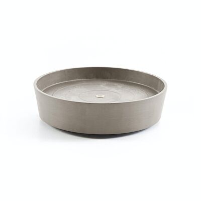 Soucoupe Ronde Taupe Ø29 | ECOPOTS (Roulettes incluses)