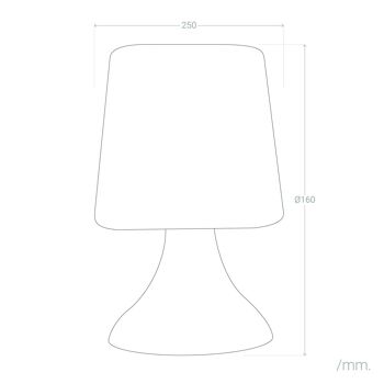 Ledkia Lampe de Table d'Extérieur LED 3W RGBW Portable avec Haut-Parleur Bluetooth et Batterie Rechargeable USB Uyoga Blanc 2