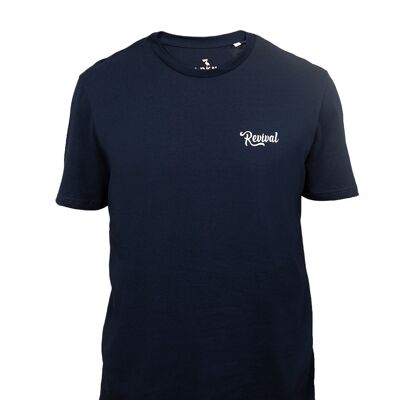 Blaues Revival-T-Shirt