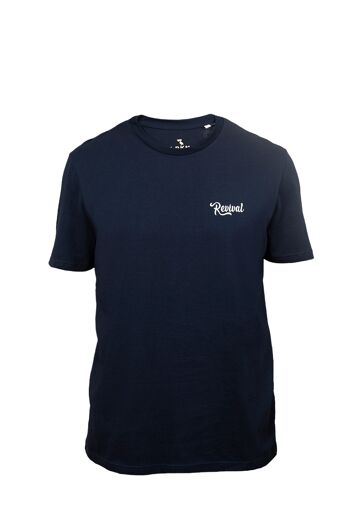 T-shirt Revival bleu 1