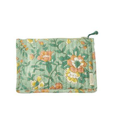 Small Blossom Pouch Green