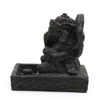 SCV-08 - Porte-encens Ganesh Fengshui (noir antique) - Vendu en 1x unité/s par extérieur 6