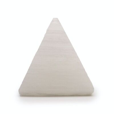 SelW-06 - Pirámide de selenita - 5 cm - Vendido a 1x unidad/es por exterior