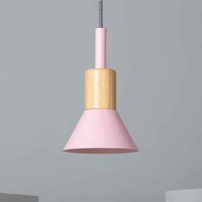 Ledkia Children's Pendant Lamp Demarga Camarena Pink