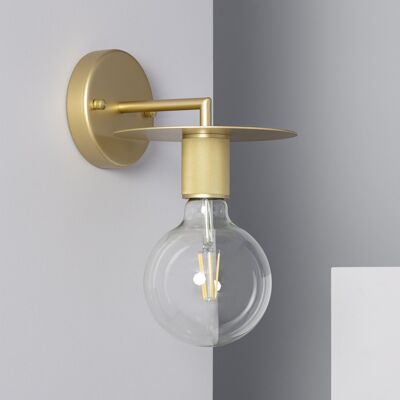 Ledkia Metal Wall Lamp Bern Golden