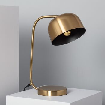 Lampe de table en métal doré Ledkia Kengele 1