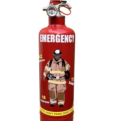 Bombero Emergencia rojo Extincteur/ Extintor de incendios / Feuerlöscher