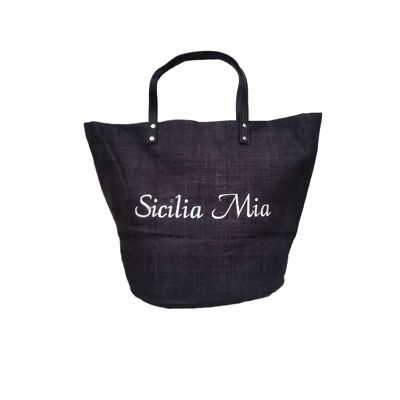 Handtasche Schwarz Sicily