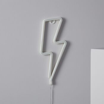 Ledkia Neon LED Storm avec Batterie Blanc 6