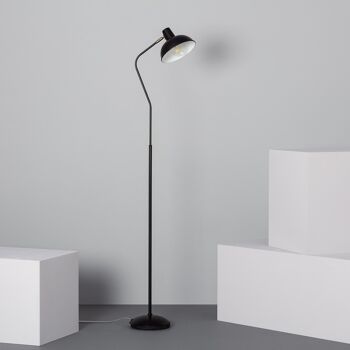 Ledkia Lampadaire Sahani Noir 1