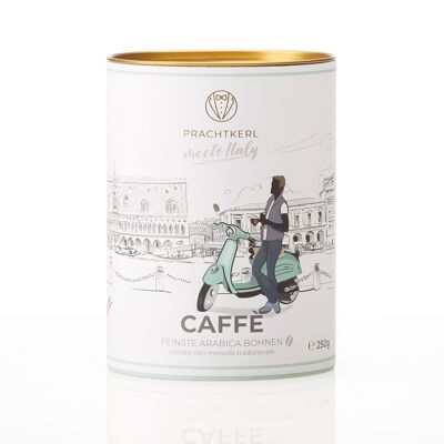La Dolce Vita in every cup: Italian coffee beans in a practical gift box for your gorgeous guy