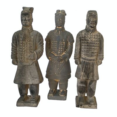 Set di guerrieri di terracotta da 26 cm