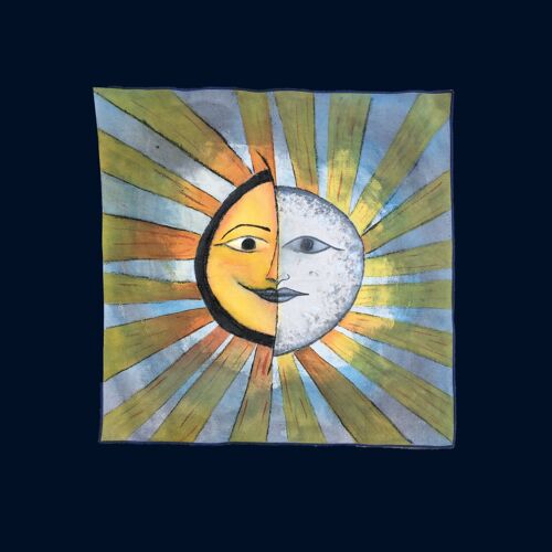 Flying Canvas - Sun Moon Tapestry 02