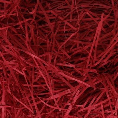 ShredP-02 - Papier déchiqueté très fin - Rouge profond (10KG) - Vendu en 1x unité/s par extérieur