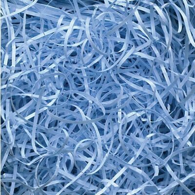 ShredP-10 - Carta triturata molto fine - Azzurro cielo (10 kg) - Venduto in 1 unità/e per esterno