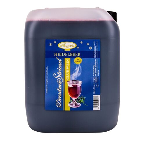 Dresdner Striezel Glühwein - Heidelbeer 10l Kanister