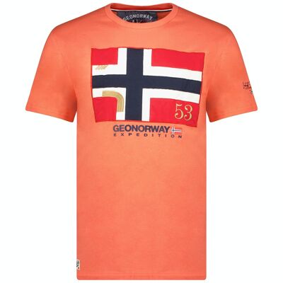 Camiseta de hombre Geographical Norway J-NEWFLAG SS EO MEN 419