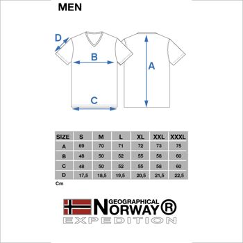 T-Shirt Homme Geographical Norway JERGEN SS MEN 401 7