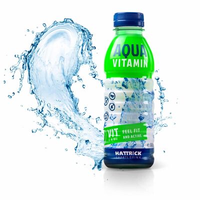 Hattrick Sports Drink - Aqua Vitamin 500ml depósito incluido