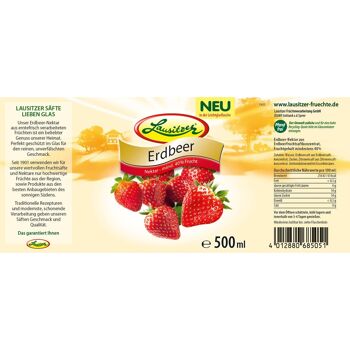 Nectar de fraise de Lusace 500ml 5