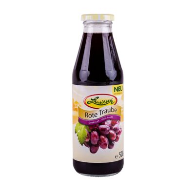 Lausitz red grape direct juice 500ml
