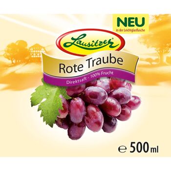 Jus direct de raisin rouge Lausitz 500ml 5