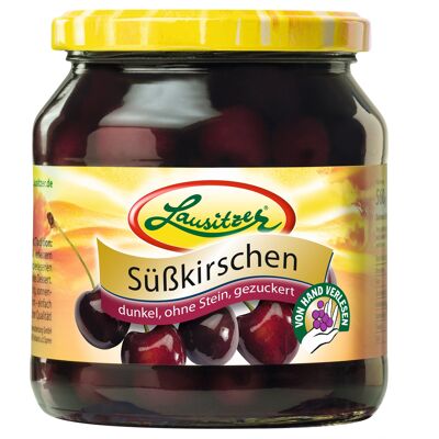 Lusatian sweet cherries without stone 580ml