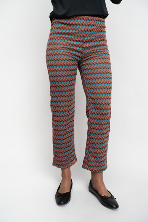 PANTALON mujer rojo azul - FIDLER