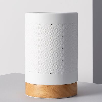 Ledkia Kibo White Ceramic Table Lamp