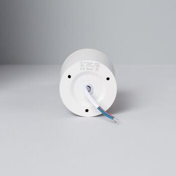 Ledkia Applique LED 7W Circulaire Aluminium Blanc New Onuba Blanc Neutre 4000K 8