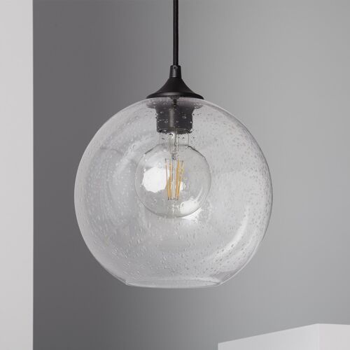 Ledkia Lámpara Colgante Cristal Marbre Blanco