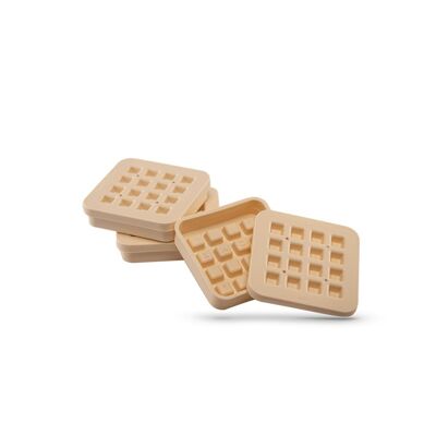 Waffle'box beige (lot de 3)