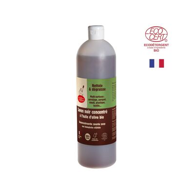 Sapone nero con olio d'oliva biologico 1L