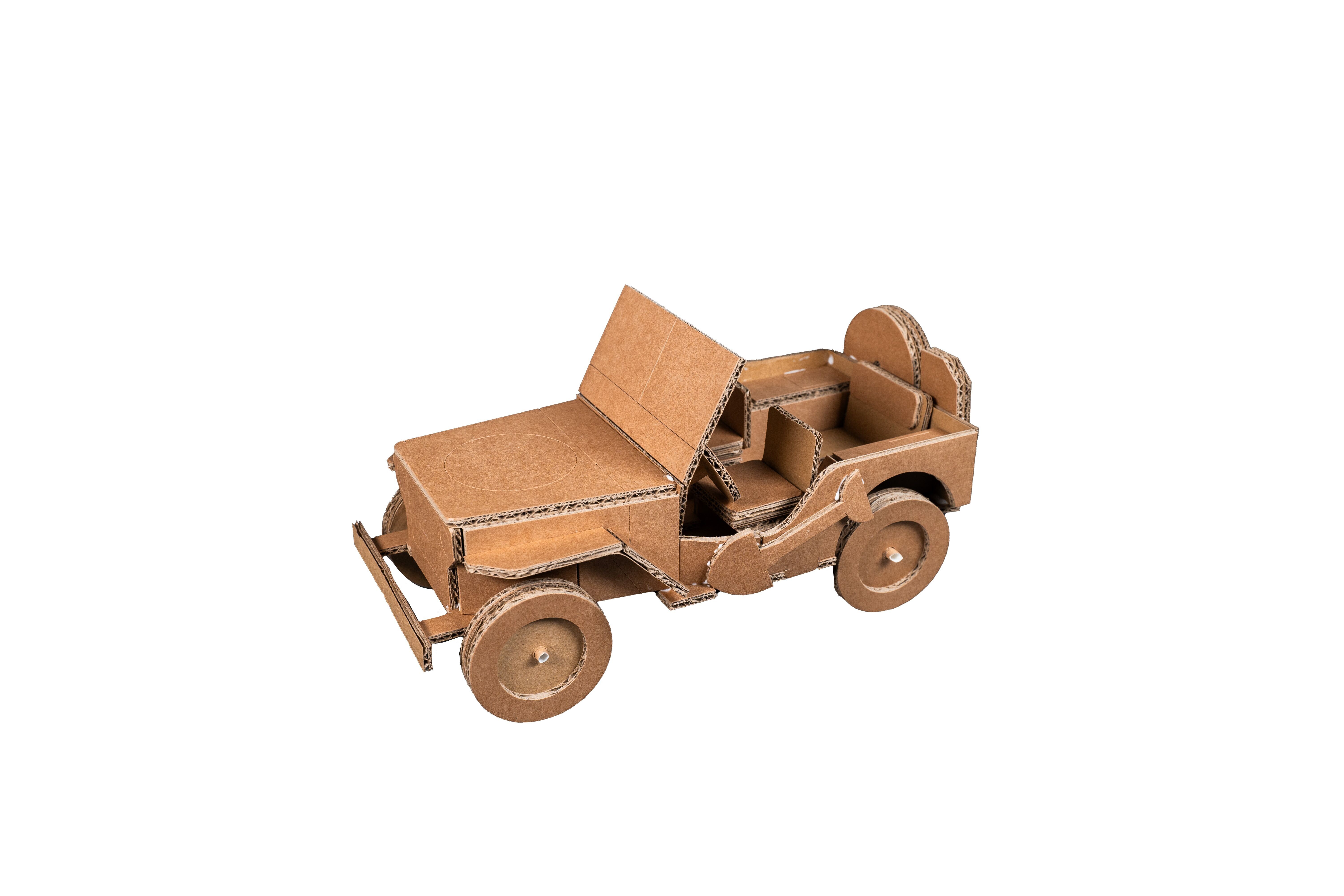 Veicolo di atterraggio gigante - Cartone riciclato