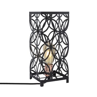 Ledkia Black Motyl Metal Table Lamp
